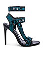 view 1 of 5 Tamryn Sandal in Teal & Black