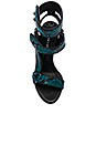 view 4 of 5 Tamryn Sandal in Teal & Black