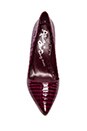 view 3 of 5 Dina Croc Embossed Pumps in Plum