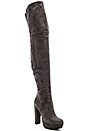 view 2 of 5 Halle Platform Over the Knee Boot in Charcoal