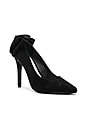 view 2 of 5 Dayna Suede Bow Back Heel in Black