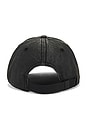 view 2 of 3 Strikethrough Baseball Cap in Washed Black