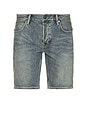 view 1 of 3 Iggy Denim Shorts in Worn Indigo Blue