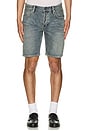 view 3 of 3 Iggy Denim Shorts in Worn Indigo Blue