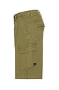 view 3 of 5 Flynn Cargo Shorts in Eden Green