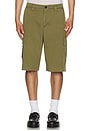 view 4 of 5 Flynn Cargo Shorts in Eden Green