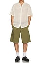 view 5 of 5 Flynn Cargo Shorts in Eden Green
