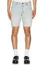 view 3 of 4 Switch Denim Shorts in Light Indigo Blue
