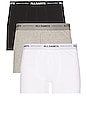 view 1 of 3 Underground Boxer Shorts in Black, White, & Grey