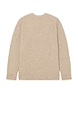 view 2 of 3 Scripture Crewneck Sweater in Taupe Brown