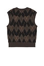 view 2 of 3 Adore Knit Tank Vest in Khaki Green
