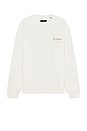 view 2 of 3 Underground Crew Neck Sweater in Ashen White & Snake
