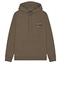 view 2 of 5 SWEAT À CAPUCHE REDACT in Forest Green