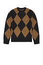 view 4 of 4 Bower Crew Neck Sweater in Black & Brown