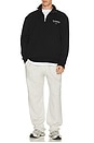 view 3 of 4 Underground Half Zip Sweater in Jet Black