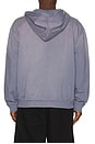 view 2 of 4 Aeterna Zip Through Sweater in Slatewash Blue