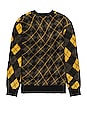 view 2 of 3 Fitzroy Sweater in Black & Golden Yellow