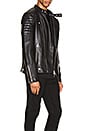 view 3 of 5 CHAQUETA CUERO JASPER in Black