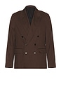 view 4 of 4 Newton Blazer in Baked Brown