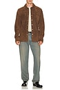 view 3 of 4 Sully Suede Shirt Jacket in Baker Brown
