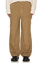 view 3 of 5 Dunstan Trouser in Gull Brown