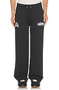 view 1 of 6 PANTALON SWEAT CHROMIUM in Washed Black