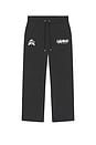 view 7 of 6 PANTALON SWEAT CHROMIUM in Washed Black