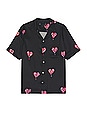 view 1 of 3 Ikuma Breakup Short Sleeve Shirt in Jet Black