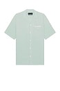view 1 of 3 Underground Short Sleeve Shirt in Teal Green
