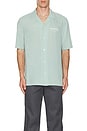 view 3 of 3 Underground Short Sleeve Shirt in Teal Green