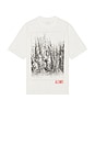 view 1 of 3 Bracken Short Sleeve Crewneck T-shirt in Chalk White