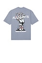 view 1 of 3 Undergang Short Sleeve Crewneck T-shirt in Damson Blue