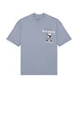 view 2 of 3 Undergang Short Sleeve Crewneck T-shirt in Damson Blue