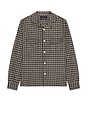 view 1 of 4 Alkame Long Sleeve Shirt in Brown