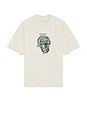 view 2 of 3 Caduceus Crew Neck Tee in Grey Marl