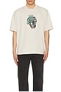view 3 of 3 Caduceus Crew Neck Tee in Grey Marl