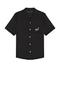 view 1 of 4 Lovers Button Down Camp Shirt in Jet Black