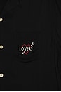 view 3 of 4 Lovers Button Down Camp Shirt in Jet Black