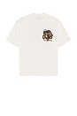 view 2 of 3 Reticulate Crew Neck Tee in Chalk White