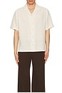 view 3 of 3 Madin Button Down Shirt in Sandy White