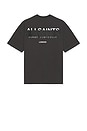 view 1 of 3 Redact Crew Neck Tee in Washed Black