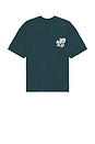 view 2 of 3 Orlando Crew Neck Tee in Cove Blue