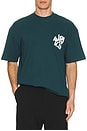 view 3 of 3 Orlando Crew Neck Tee in Cove Blue