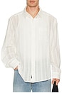 view 3 of 4 Karmi Long Sleeve Button Down Shirt in White