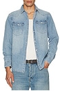 view 3 of 4 Macgowan Long Sleeve Button Down Shirt in Light Indigo Blue