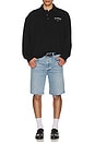 view 4 of 4 Underground Long Sleeve Polo Shirt in Jet Black