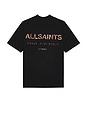 view 1 of 4 Underground Crew Neck Tee in Jet Black & Snake