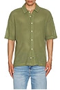 view 3 of 4 Munroe Button Down Shirt in Eden Green