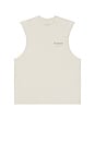 view 2 of 4 Underground Crew Neck Tank in Sandy White