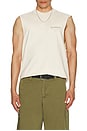 view 3 of 4 Underground Crew Neck Tank in Sandy White